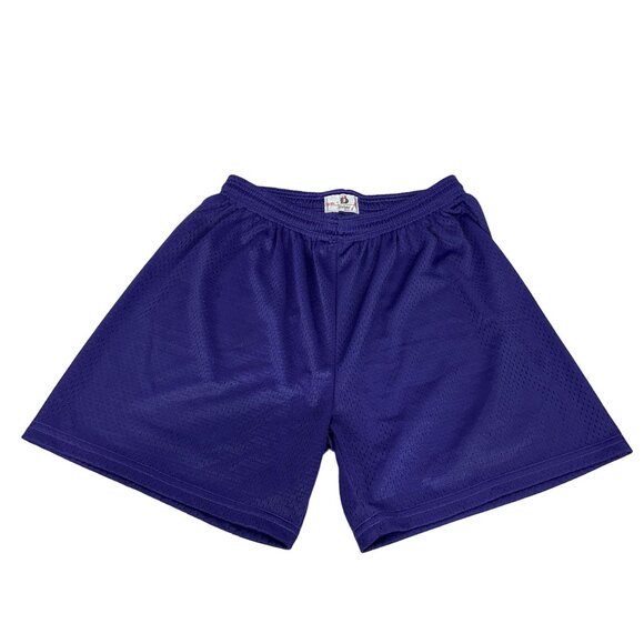 Badger Ladies Purple Mesh Athletic Shorts Size M Lightweight Lined Elastic Waist - Picture 1 of 7